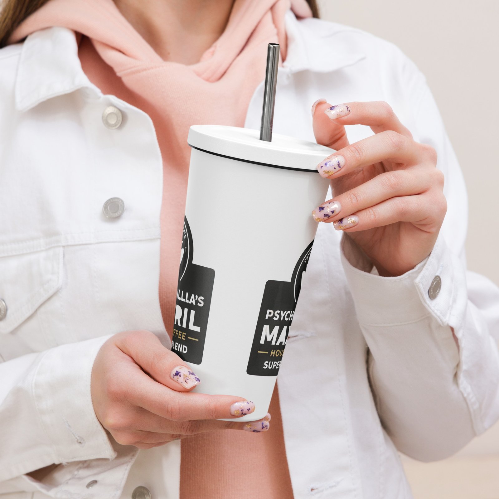 Drilla Insulated tumbler with a straw - Image 3