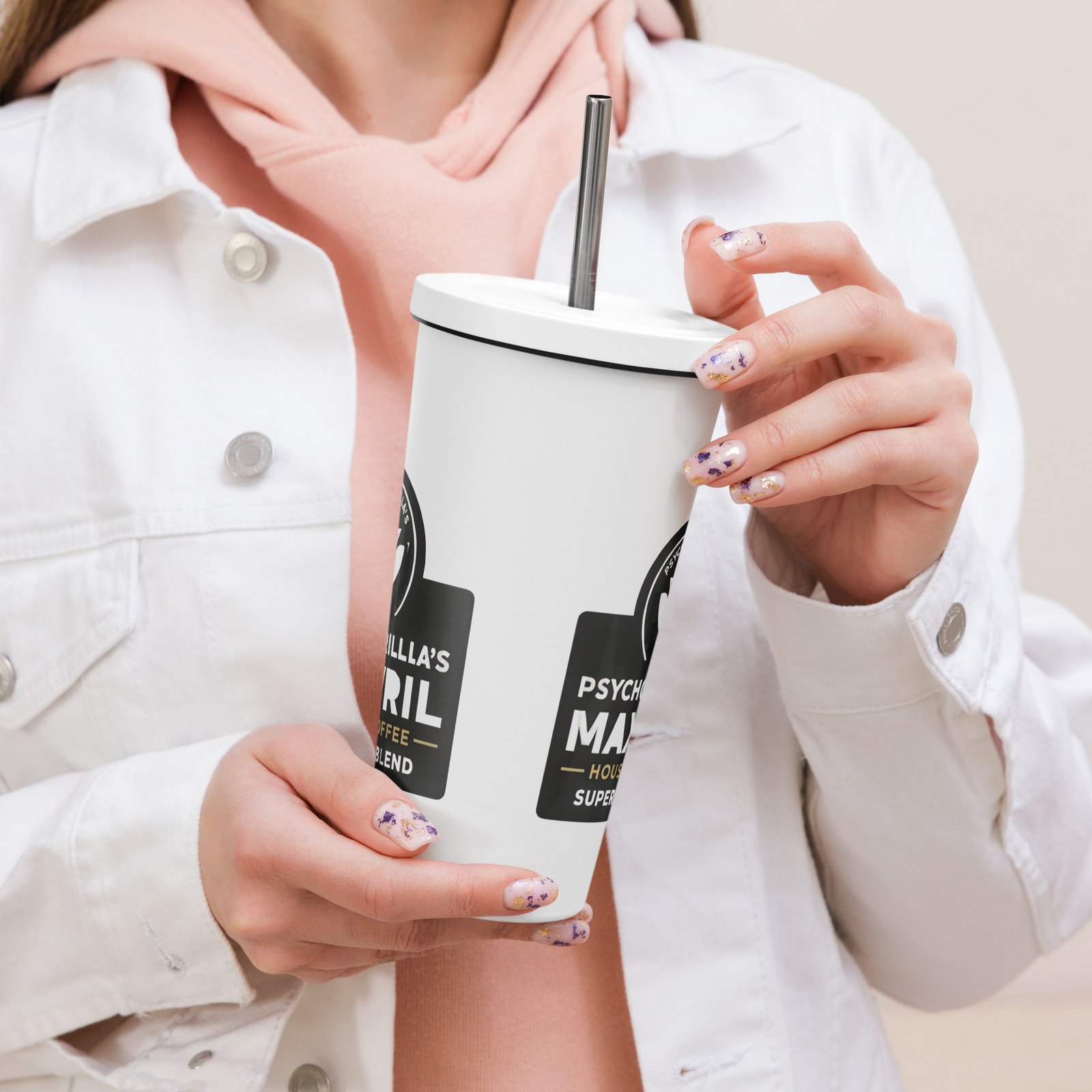 Drilla Insulated tumbler with a straw - Image 2