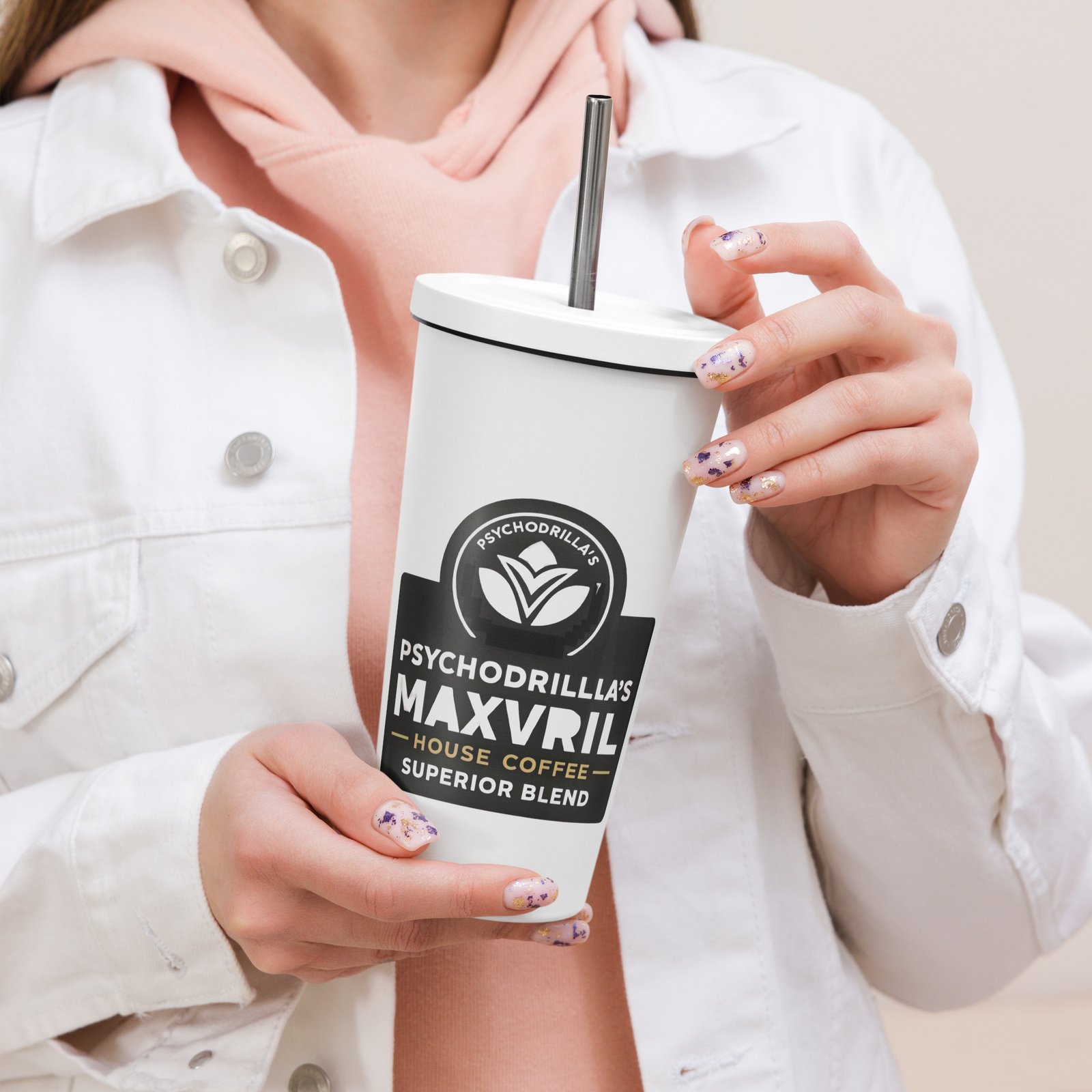 Drilla Insulated tumbler with a straw - Image 4