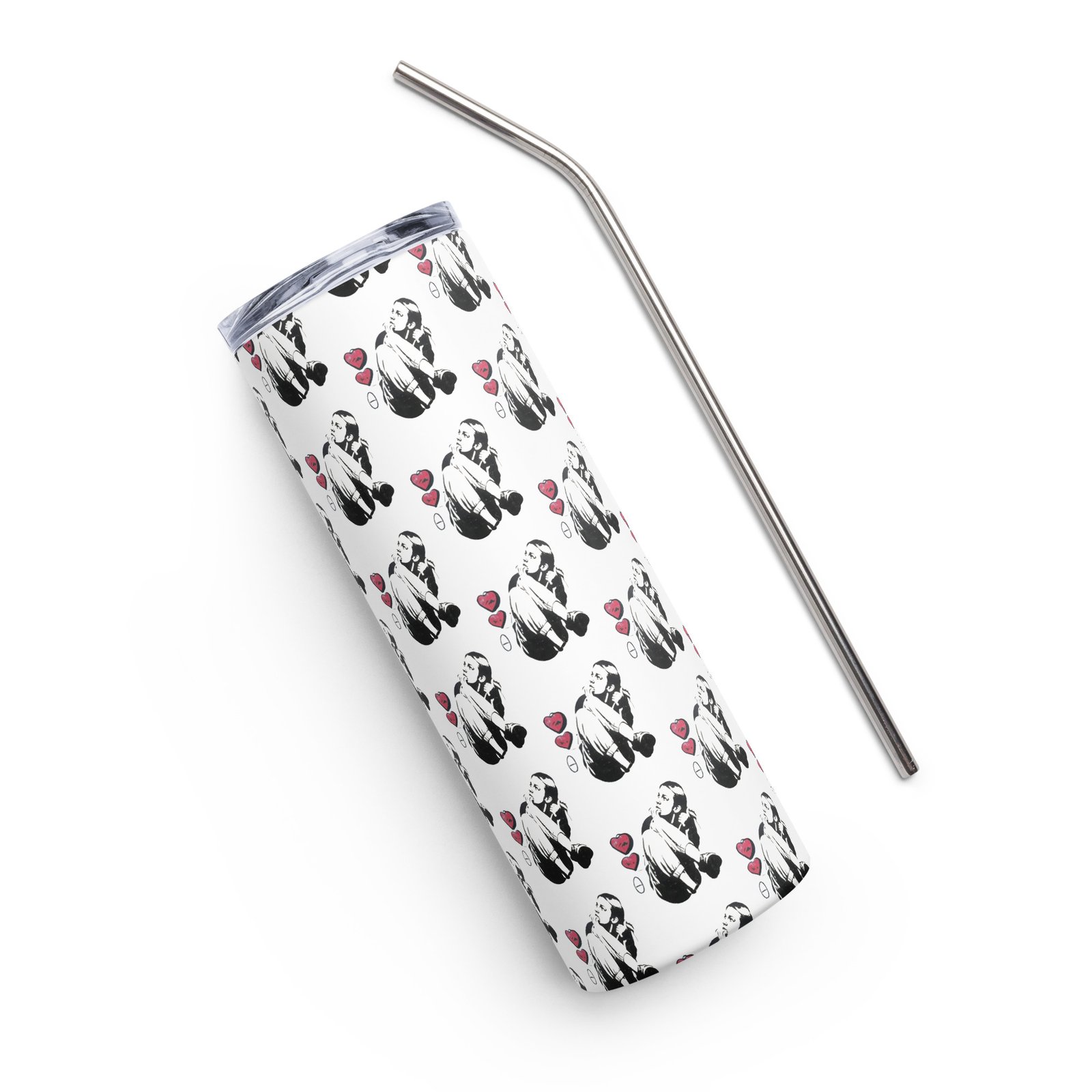 Iryna love Stainless steel tumbler - Image 3