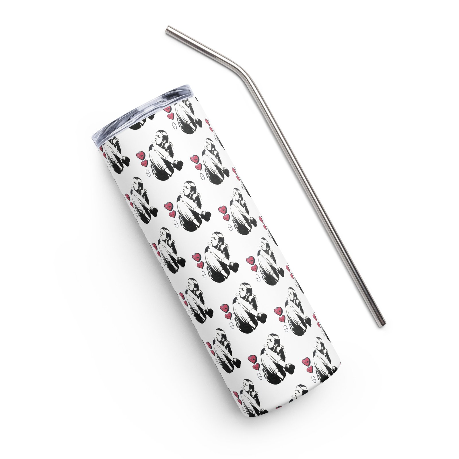 Iryna love Stainless steel tumbler - Image 2