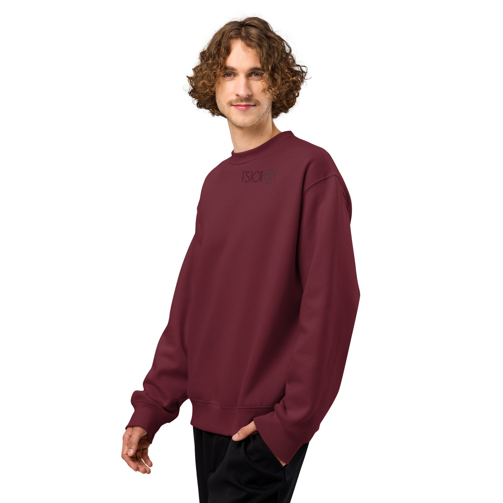 Fs101 Oversized heavyweight sweatshirt - Image 3