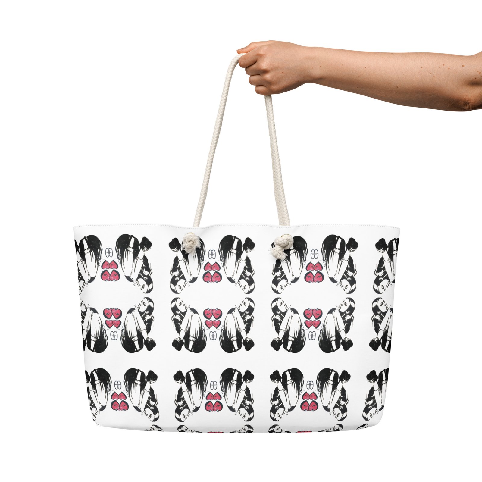 Iryna never relax Oversized weekender bag