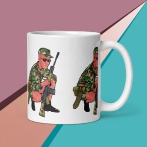 Drilla RR White glossy mug