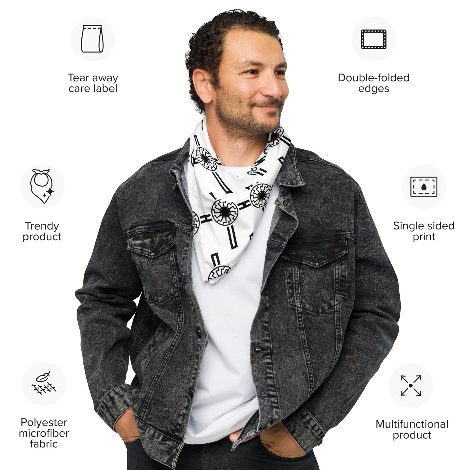 All-over print bandana - Image 3