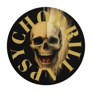 Psychodrilla Round mouse pad