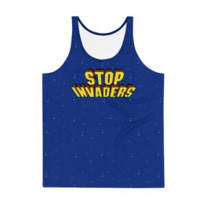 Stop invaders Unisex Tank Top