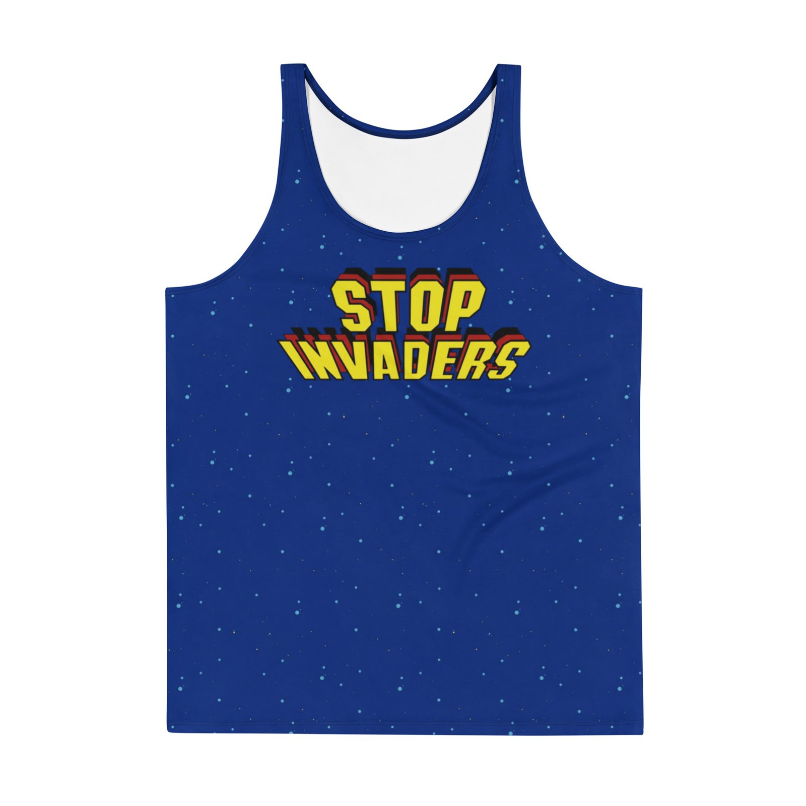 Stop invaders Unisex Tank Top