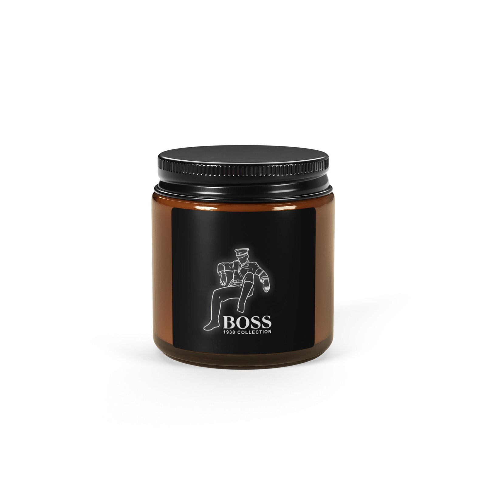 Amber jar soy candle - Image 2