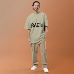 Rac1st Oversized faded t-shirt