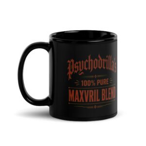 MAXVRIL Black Glossy Mug