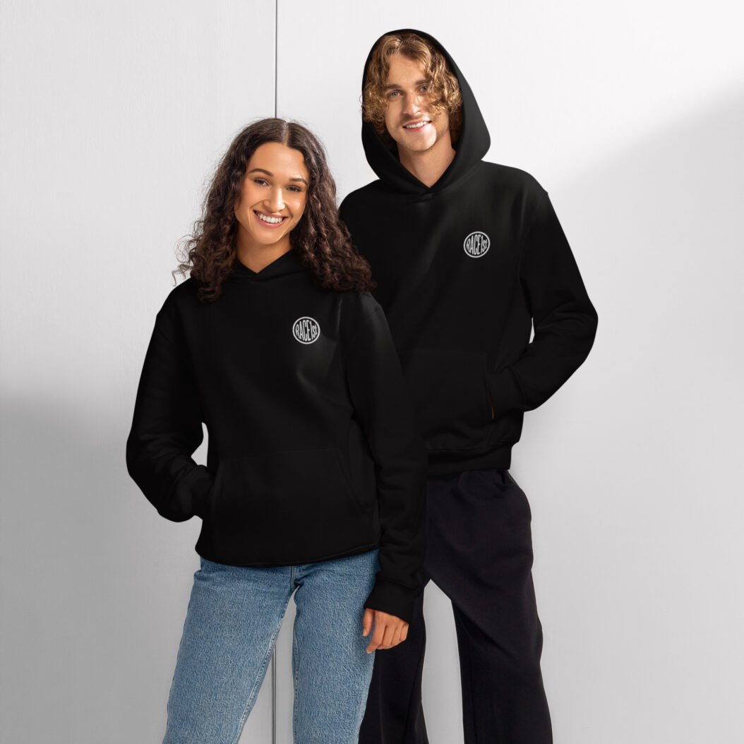 Drilla's Race1st Oversized heavyweight hoodie