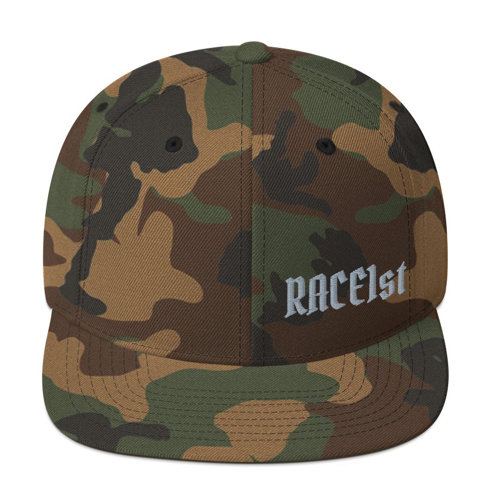 camo race1st Snapback Hat