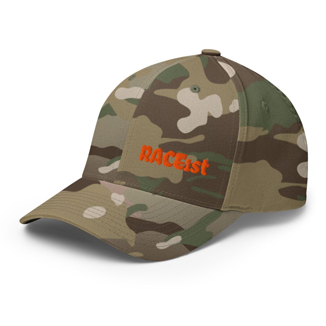 Camo embroider race1st Structured Twill Cap